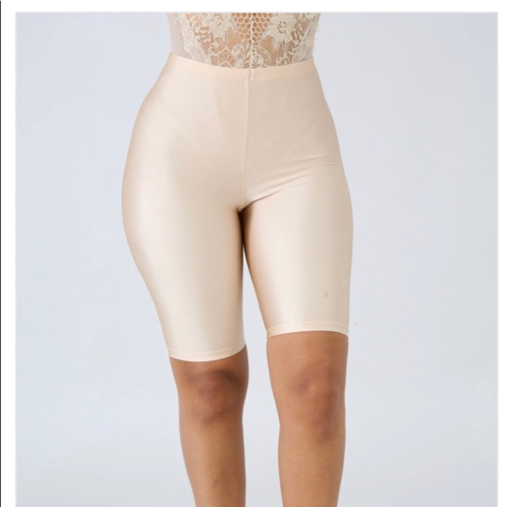 Satin Biker Shorts